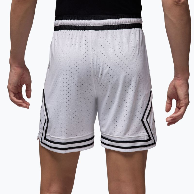 Vyriški krepšinio šortai Jordan Mesh Diamond 4" white/black/black 4