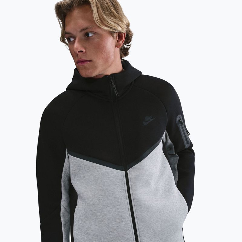Vyriškas džemperis Nike Tech black/dark grey heather/black 3
