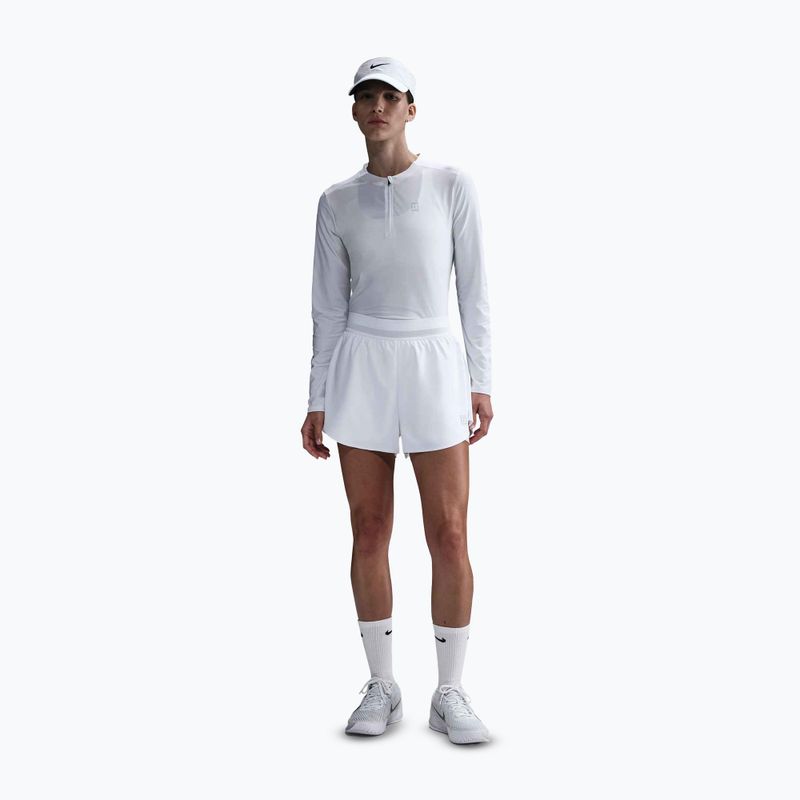 Moteriški teniso šortai Nike Court Dri-Fit Ace Advantage white/white 2