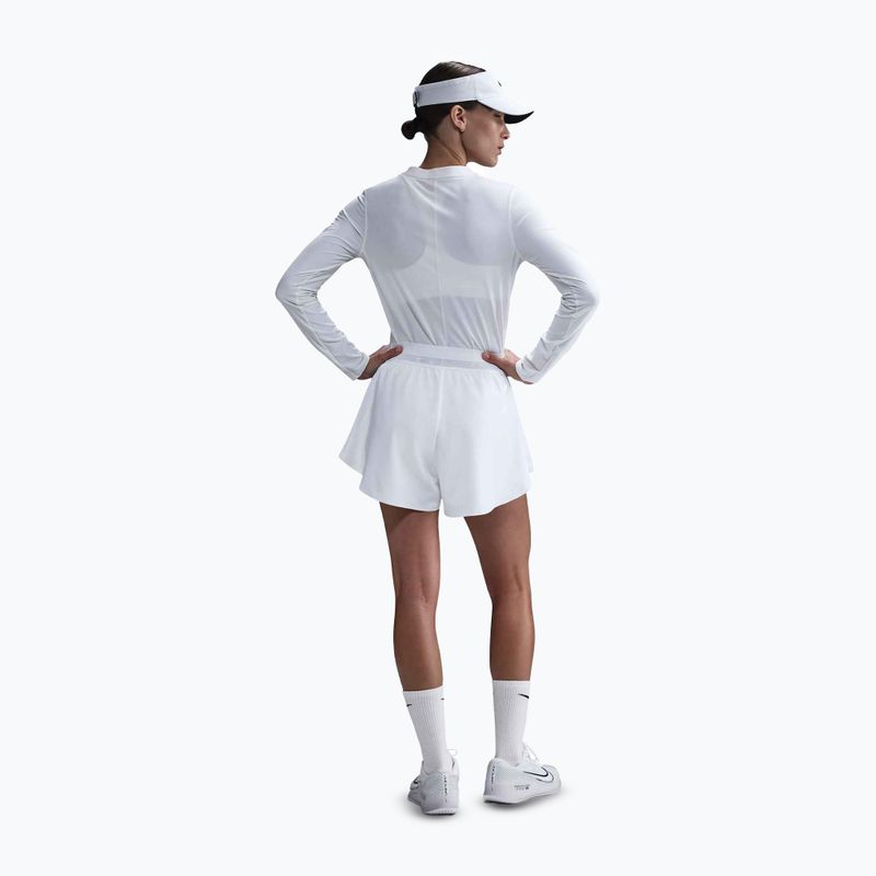 Moteriški teniso šortai Nike Court Dri-Fit Ace Advantage white/white 4