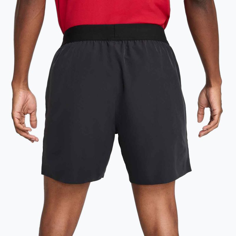Vyriški "Nike Court Dri-Fit Advantage 6" teniso šortai juodi / balti 3