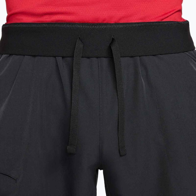Vyriški "Nike Court Dri-Fit Advantage 6" teniso šortai juodi / balti 5