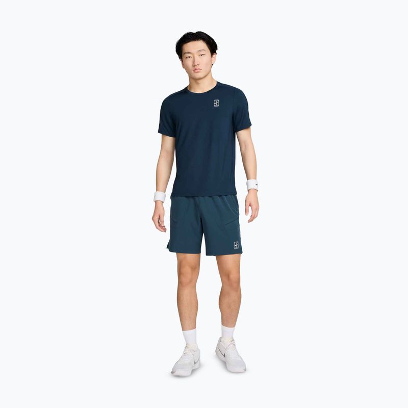 Vyriški teniso šortai Nike Court Dri-Fit Advantage 8" Armory Navy/White 2