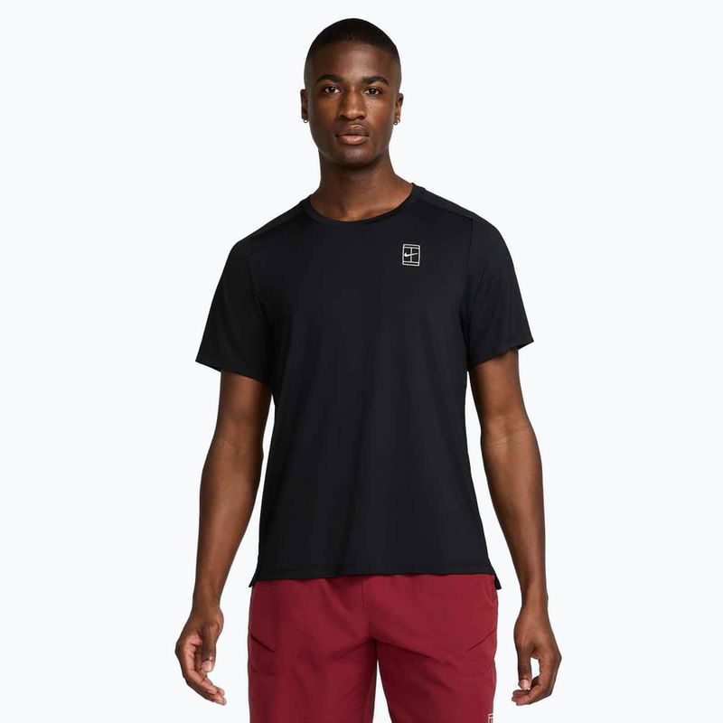 Vyriški teniso marškinėliai Nike Court Dri-Fit Advantage black / white