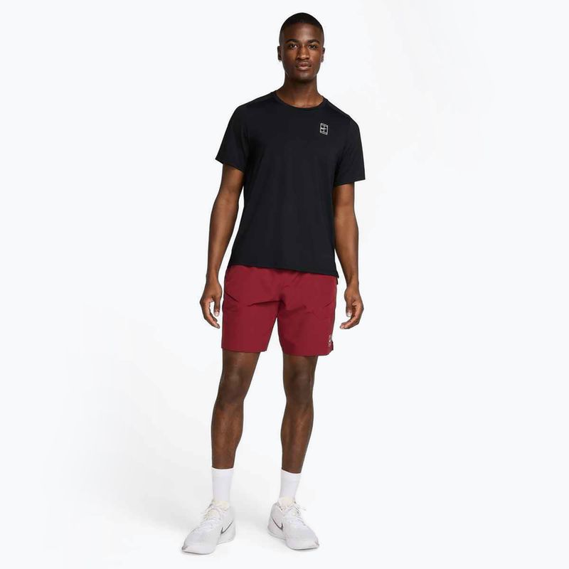 Vyriški teniso marškinėliai Nike Court Dri-Fit Advantage black / white 2