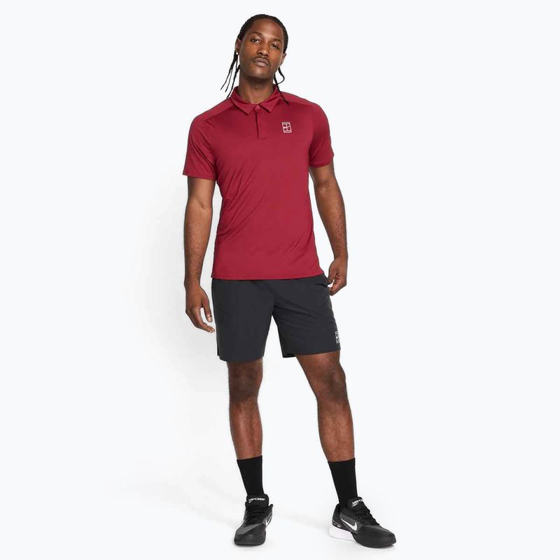 Vyrų teniso šortai Nike Court Dri-Fit Advantage 8" juodi/balti 2