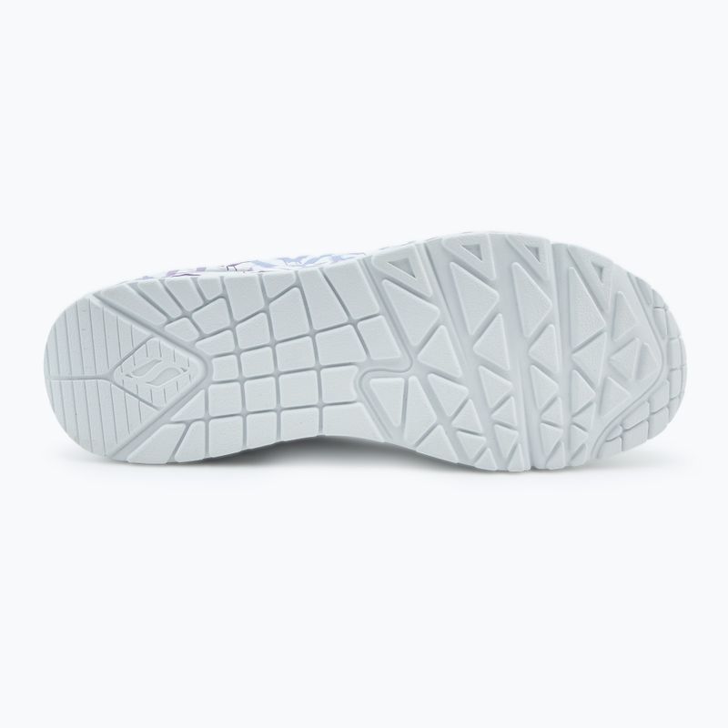 Moteriški batai SKECHERS JGoldcrown Uno Spread The Love white/light purple 4
