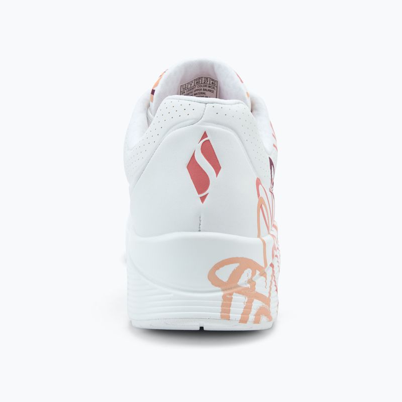 Moteriški batai SKECHERS JGoldcrown Uno Spread The Love white/coral 6