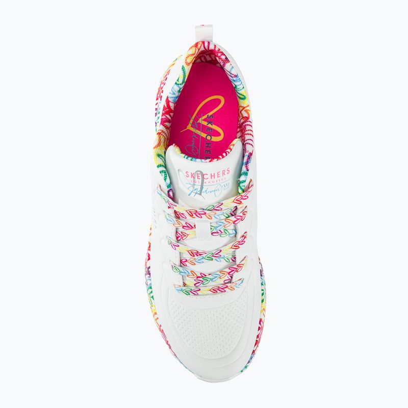 Moteriški batai SKECHERS Uno Lite Exuberant Hearts white/multi 7