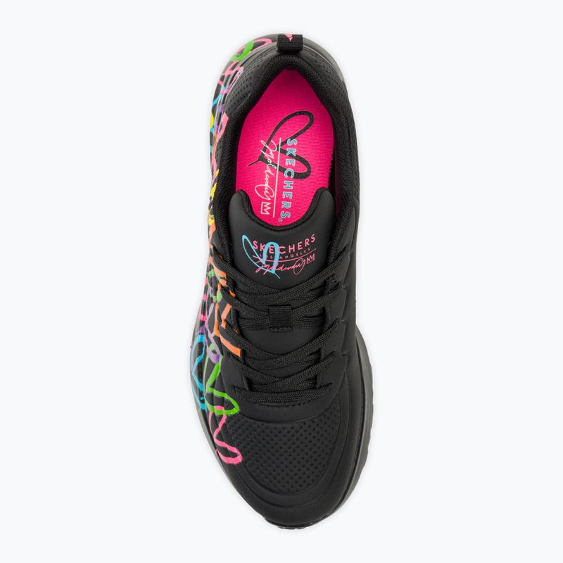 Moteriški batai SKECHERS Uno Lite Heart Of Hearts black/multi 5