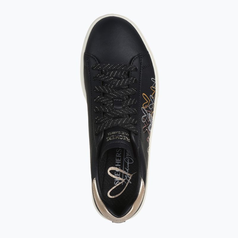 Moteriški batai  SKECHERS JGoldcrown Eden LX Gleaming Hearts black/mulitcolor 4