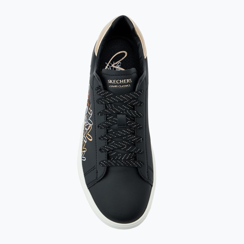 Moteriški batai  SKECHERS JGoldcrown Eden LX Gleaming Hearts black/mulitcolor 5