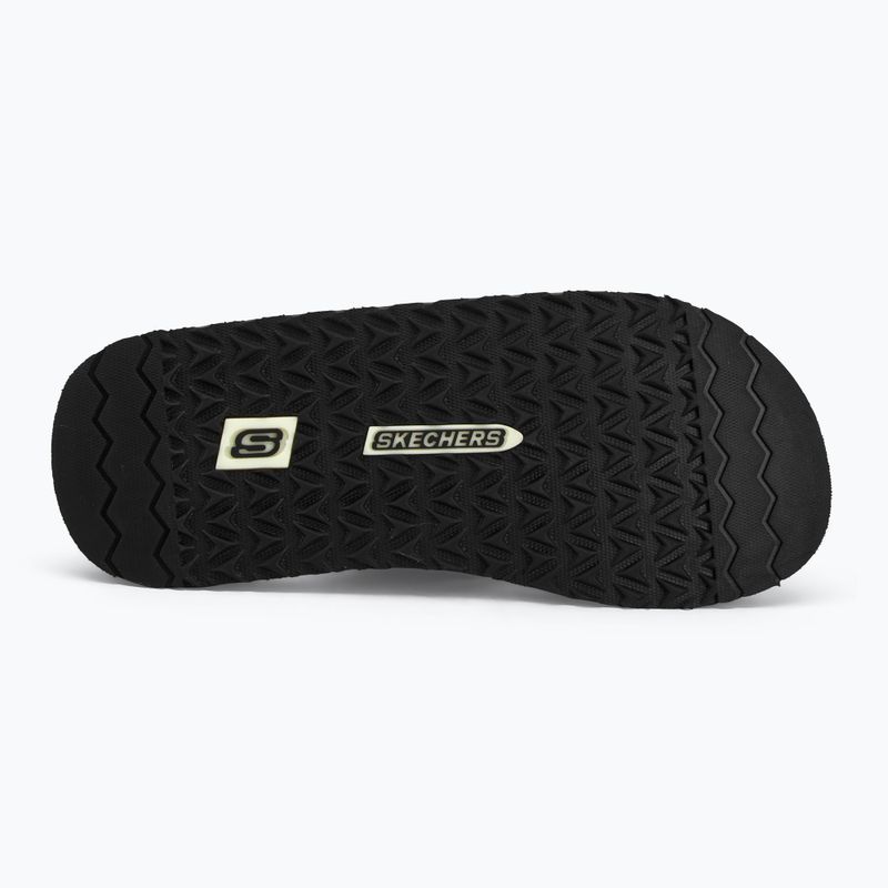 Vyriškos šlepetės per pirštą Skechers Tantric Fritz black 4