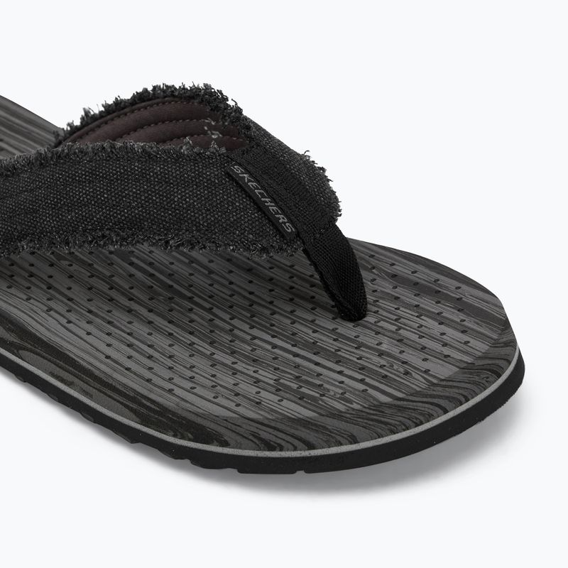 Vyriškos šlepetės per pirštą Skechers Tantric Fritz black 7