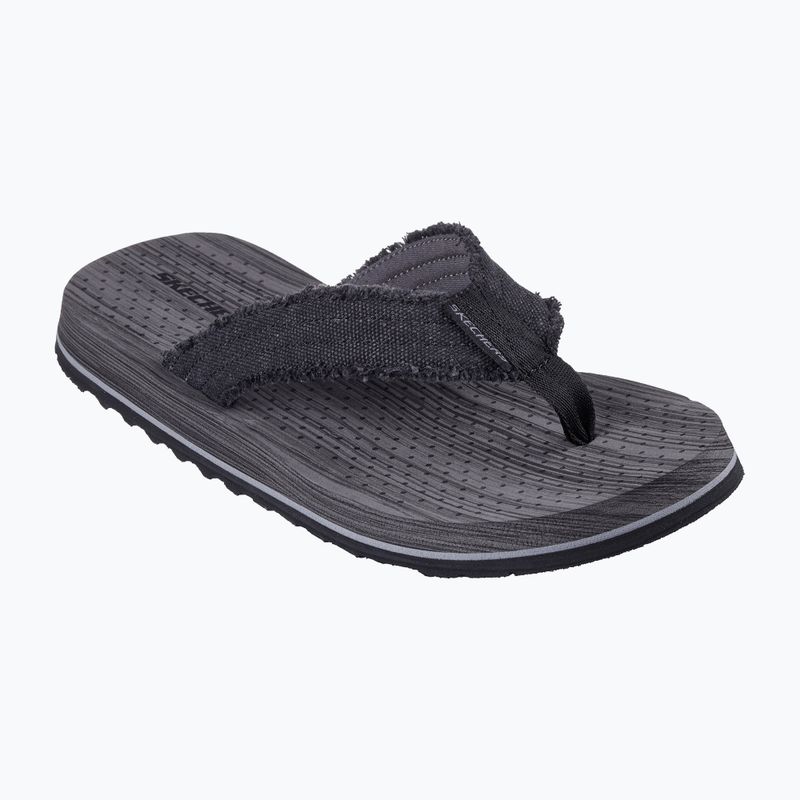 Vyriškos šlepetės per pirštą Skechers Tantric Fritz black 8