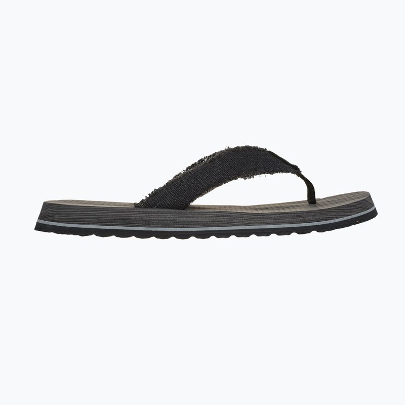 Vyriškos šlepetės per pirštą Skechers Tantric Fritz black 9