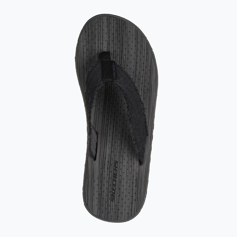Vyriškos šlepetės per pirštą Skechers Tantric Fritz black 11