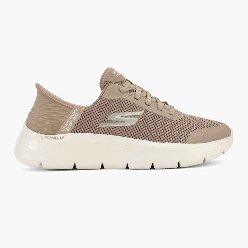 Moteriški batai SKECHERS Slip-ins Go Walk Flex Grand Entry taupe/white 2