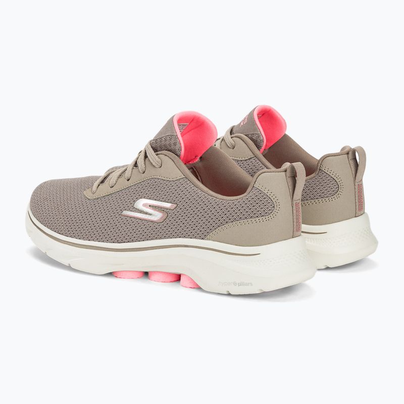 Moteriški batai SKECHERS Go Walk 7 Clear Path taupe/pink 3