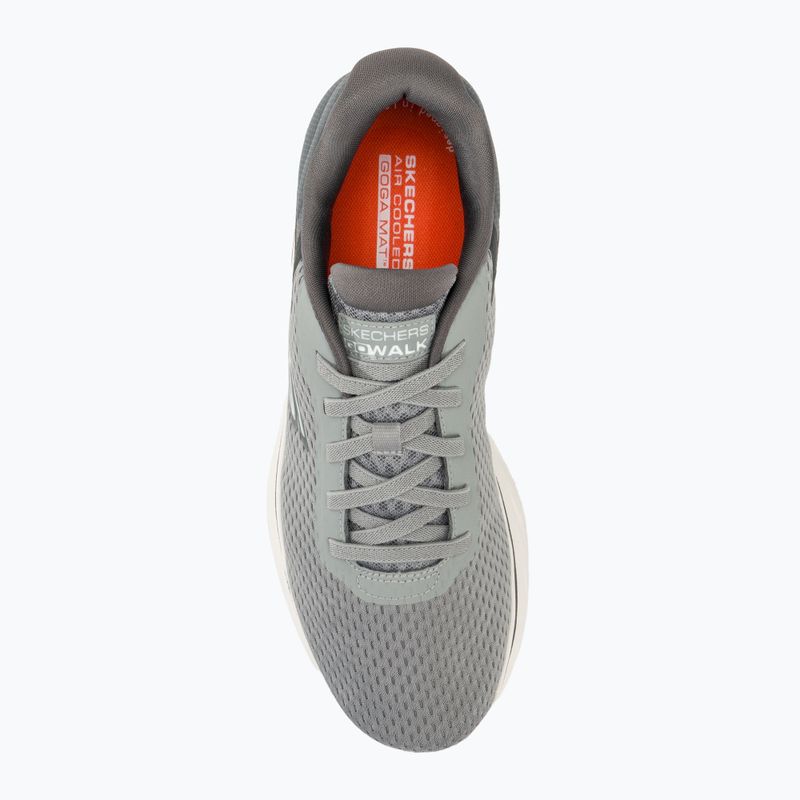 Vyriški batai SKECHERS Go Walk 7 The Construct grey/white/orange 5