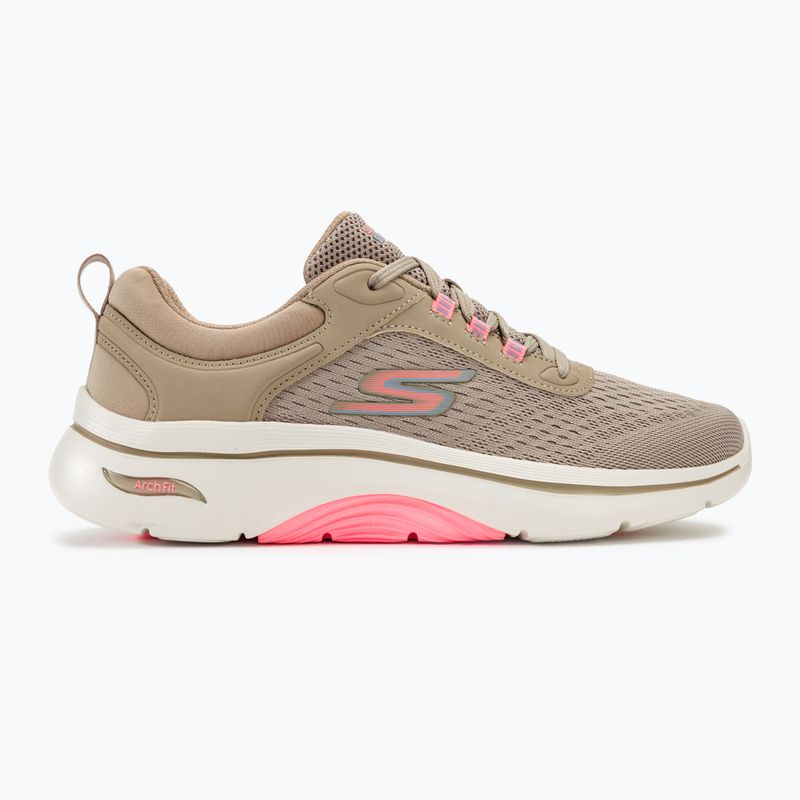 Moteriški batai SKECHERS Go Walk Arch Fit 2.0 Balin taupe/multi 2
