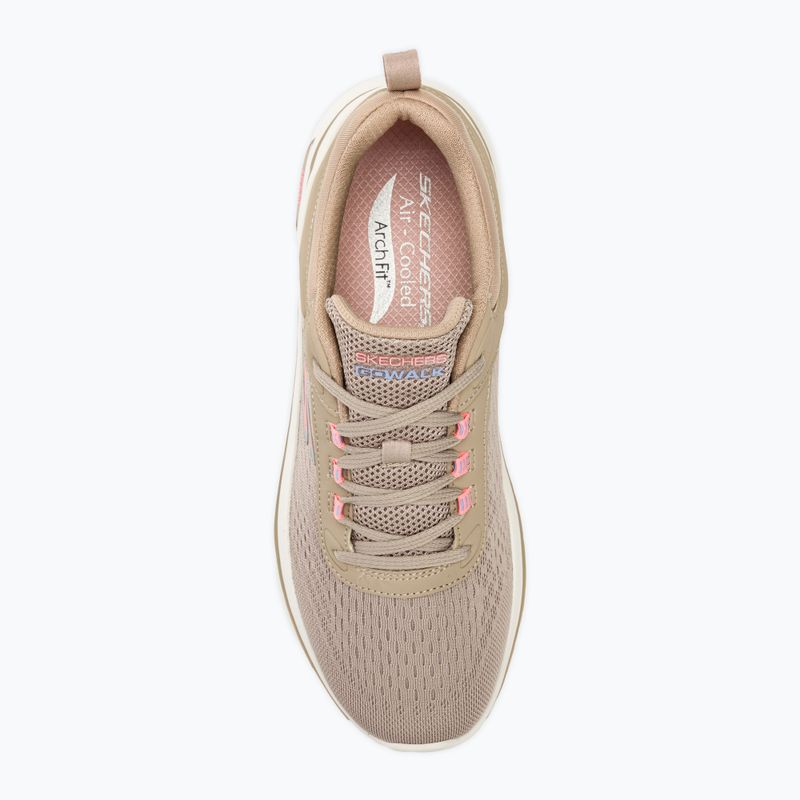 Moteriški batai SKECHERS Go Walk Arch Fit 2.0 Balin taupe/multi 5