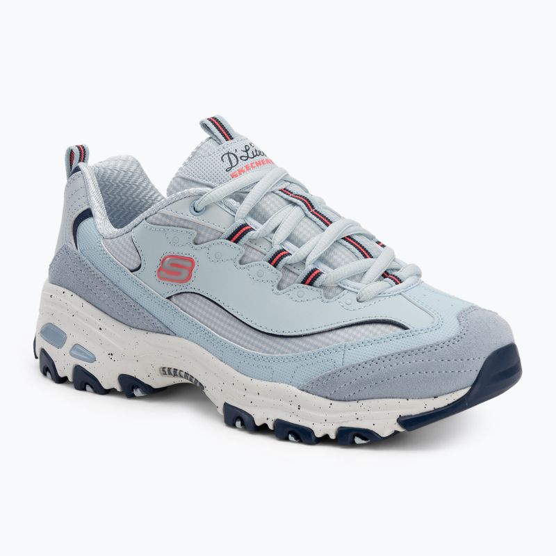 Moteriški batai SKECHERS D'Lites Bold Views light blue/multi