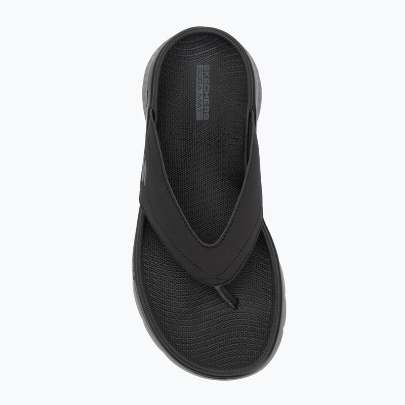 Vyriškos šlepetės per pirštą SKECHERS Go Walk Flex Sandal Vallejo black 5