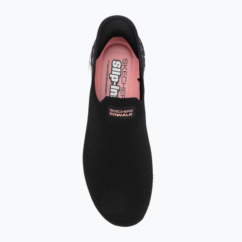 Moteriški batai SKECHERS Go Walk Flex Sunset Rose black 5