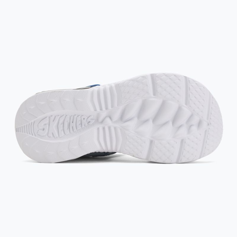 Vaikiškos basutės SKECHERS S-Lights Creature Splash charcoal/blue 4