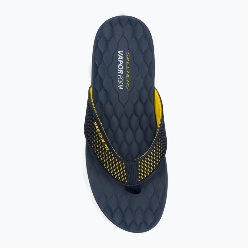 Vyriškos šlepetės per pirštą SKECHERS Vapor Foam Sandal Sayto blue 5
