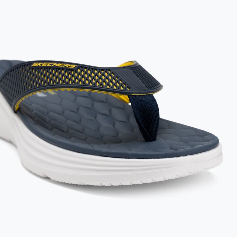 Vyriškos šlepetės per pirštą SKECHERS Vapor Foam Sandal Sayto blue 7