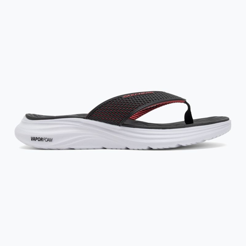 Vyriškos šlepetės per pirštą SKECHERS Vapor Foam Sandal Sayto black 2