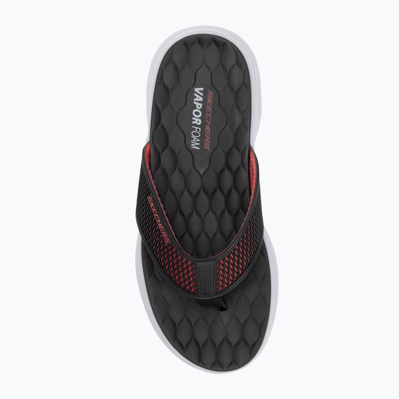 Vyriškos šlepetės per pirštą SKECHERS Vapor Foam Sandal Sayto black 5