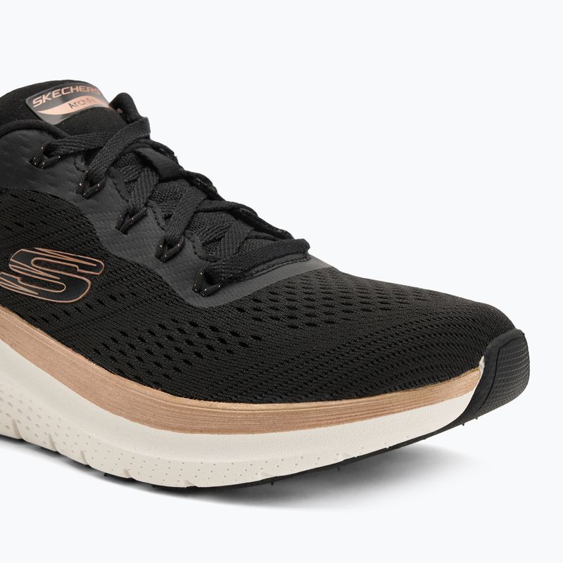 Moteriški batai SKECHERS Arch Fit 2.0 Glow The Distance black/rose gold 7