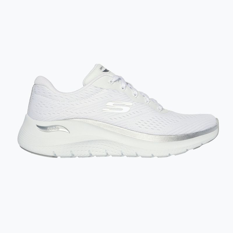 Moteriški batai SKECHERS Arch Fit 2.0 Glow The Distance white/silver 9