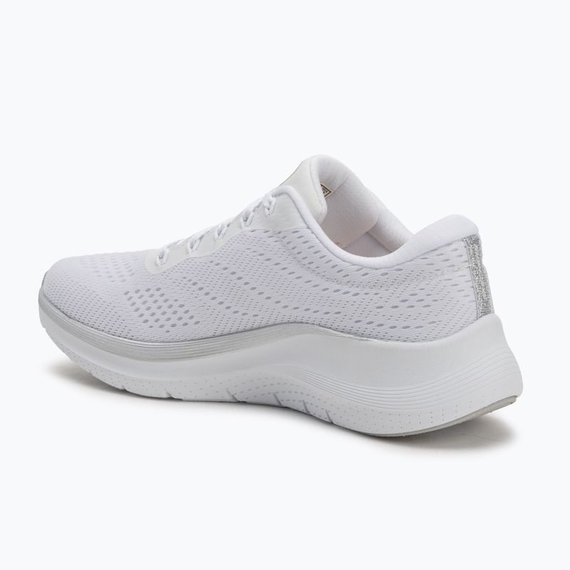 Moteriški batai SKECHERS Arch Fit 2.0 Glow The Distance white/silver 3
