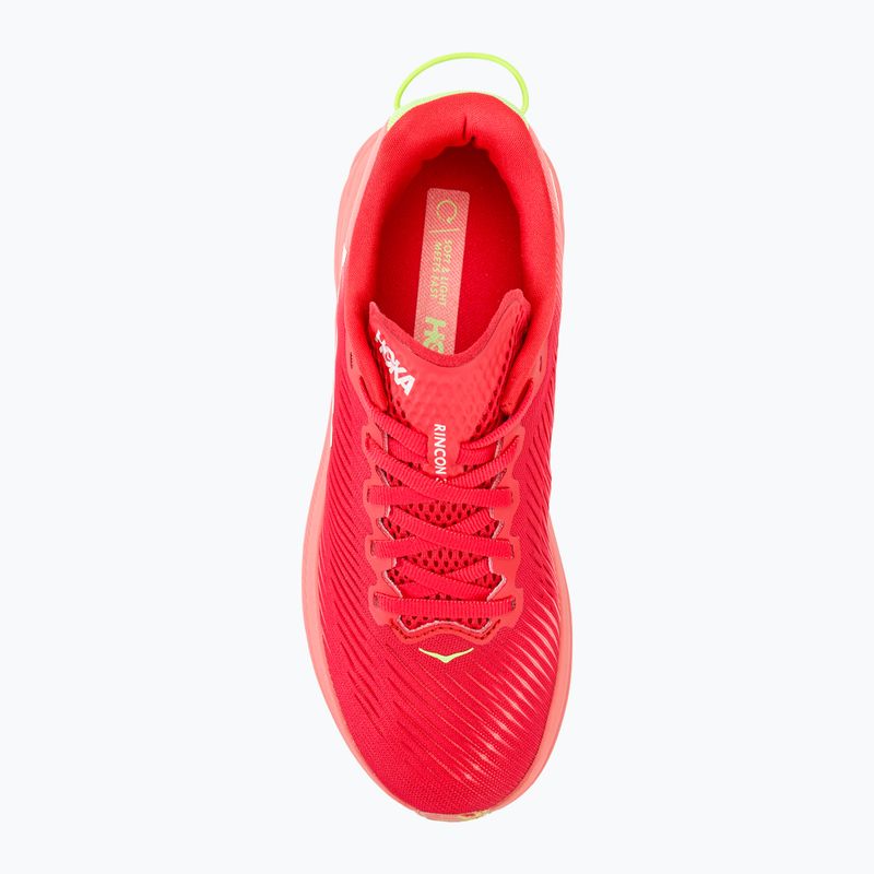 Moteriški bėgimo batai HOKA Rincon 3 cerise/coral 5