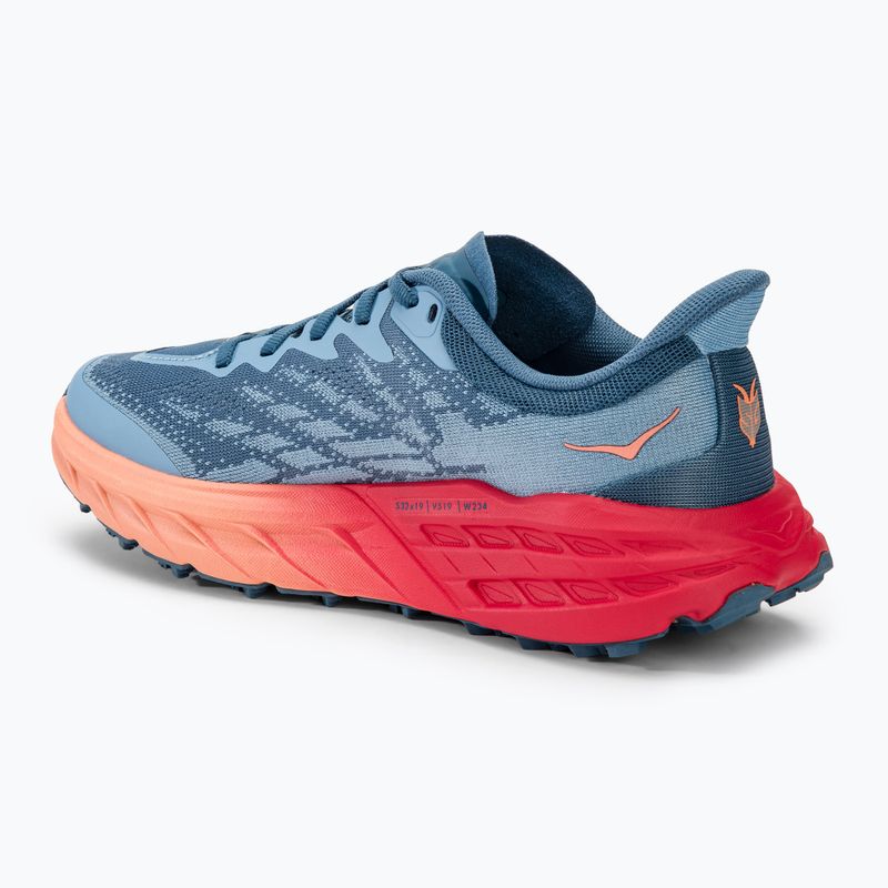 Moteriški bėgimo bateliai HOKA Speedgoat 5 real teal/papaya 3