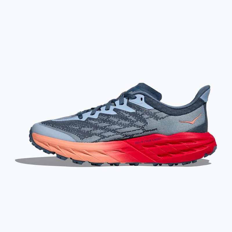 Moteriški bėgimo bateliai HOKA Speedgoat 5 real teal/papaya 10