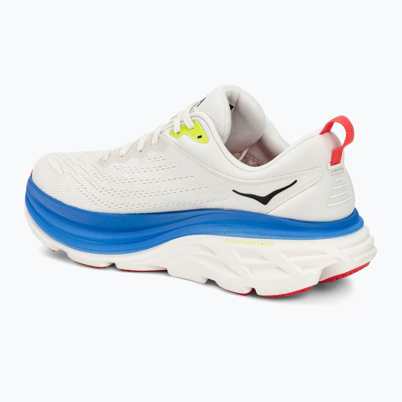 Vyriški bėgimo bateliai HOKA Bondi 8 blanc de blanc/virtual blue 3