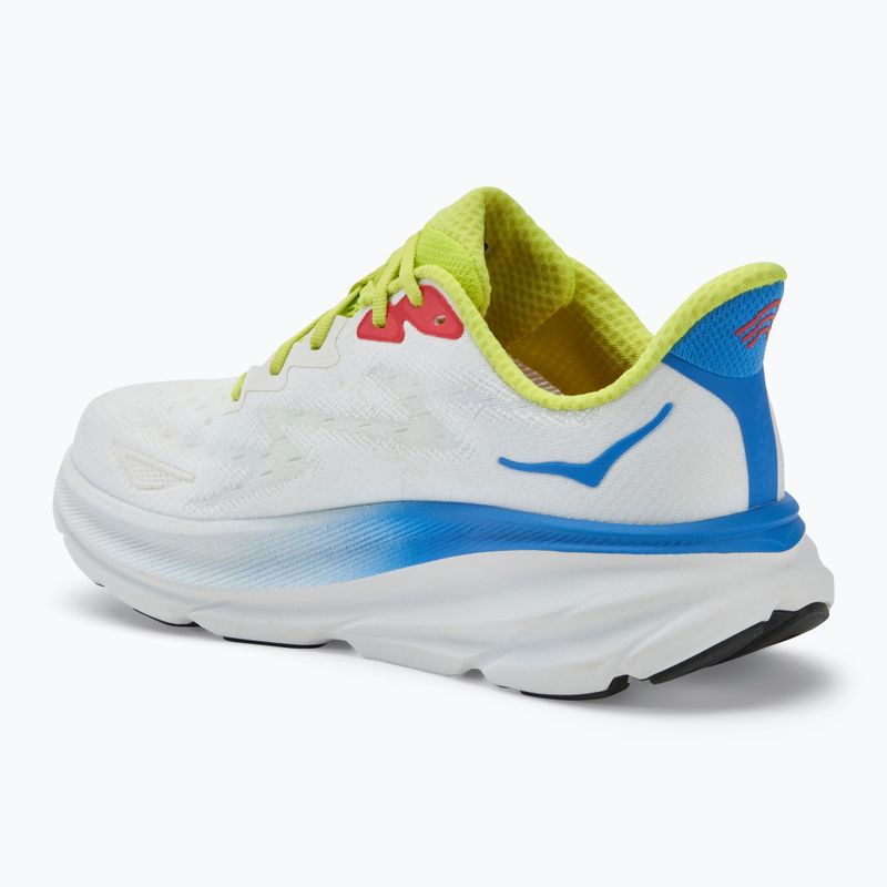 Vyriški bėgimo bateliai HOKA Clifton 9 blanc de blanc/virtual blue 3