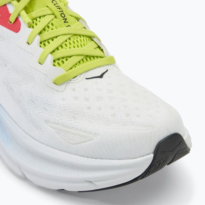 Vyriški bėgimo bateliai HOKA Clifton 9 blanc de blanc/virtual blue 7