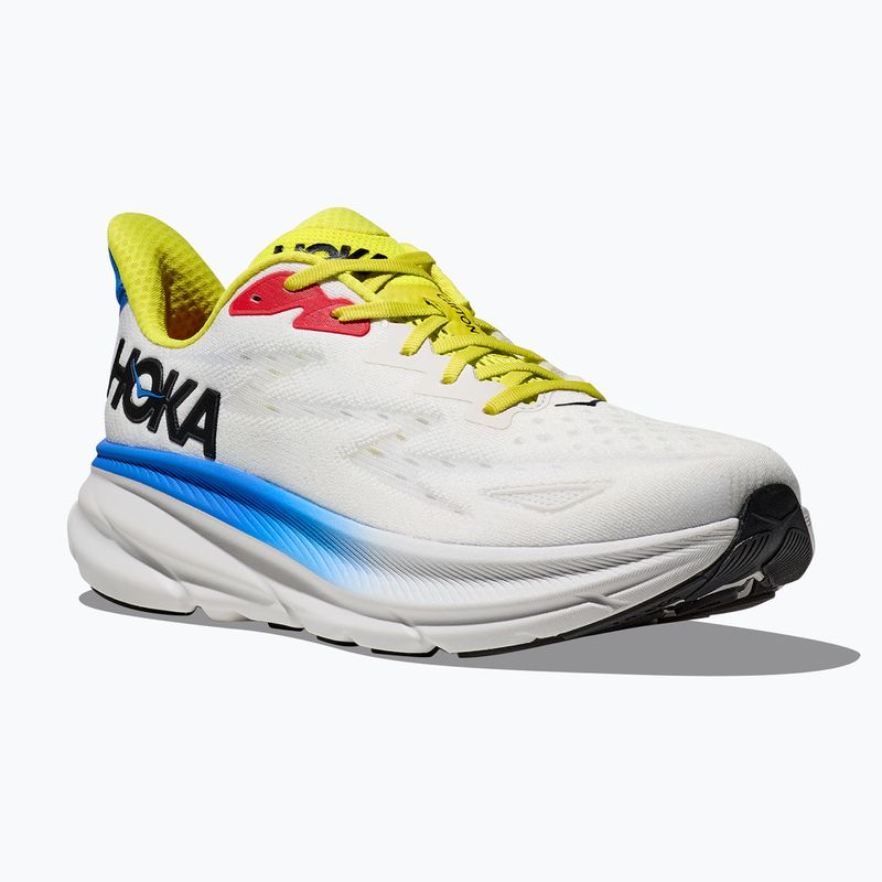 Vyriški bėgimo bateliai HOKA Clifton 9 blanc de blanc/virtual blue 8