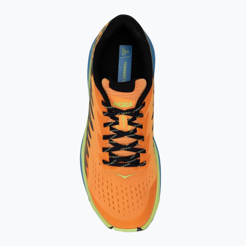 Vyriški bėgimo bateliai HOKA Torrent 3 solar flare/lettuce 5