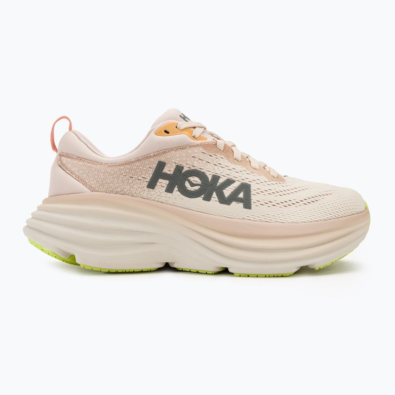 Moteriški bėgimo bateliai HOKA Bondi 8 cream/vanilla 2