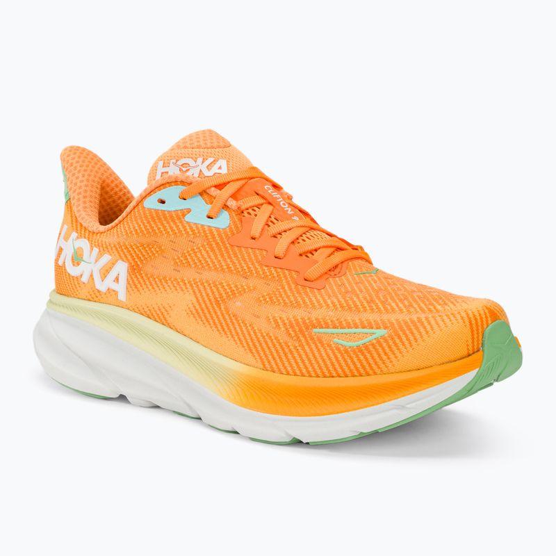 Vyriški bėgimo batai HOKA Clifton 9 Wide solar flare/sherbet