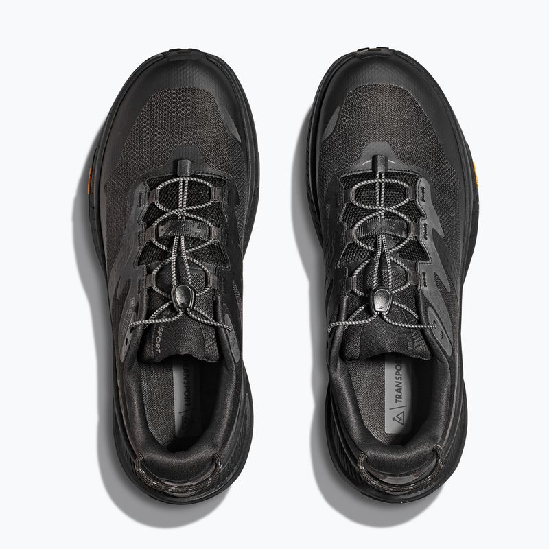Vyriški bėgimo bateliai HOKA Transport GTX black/black 15