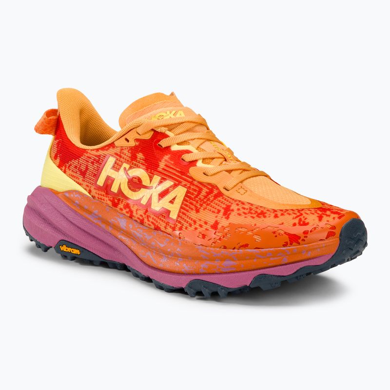 Vyriški bėgimo bateliai HOKA Speedgoat 6 sherbet/beet root