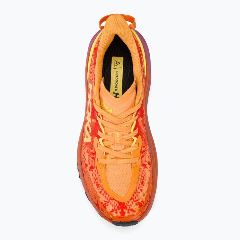 Moteriški bėgimo bateliai HOKA Speedgoat 6 sherbet/beet root 7